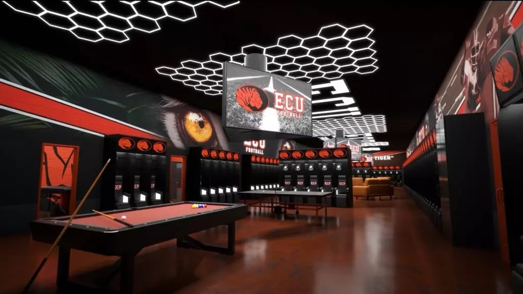 Transformational locker room renovation coming soon to ECU Football